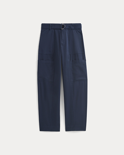 Image | Utility Straight-Leg Cargo Pant | Navy