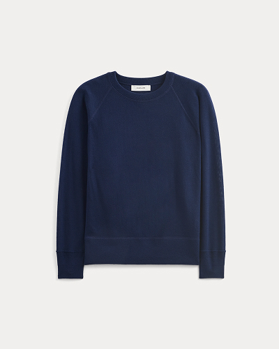 Image | Raglan Sweater in Ultrasoft Merino | Rich Navy