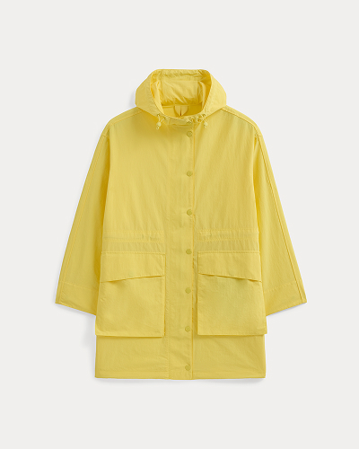 Image | Oversized Parachute Parka | Celandine