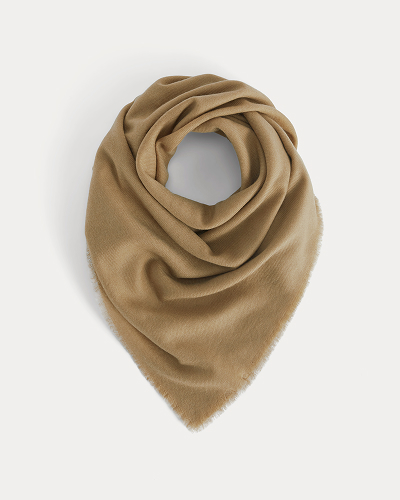 Image | The Cashmere Feather Scarf | Tiger's Eye