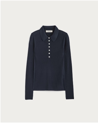 [Image]The Polo in Ultrasoft Merino | Navy