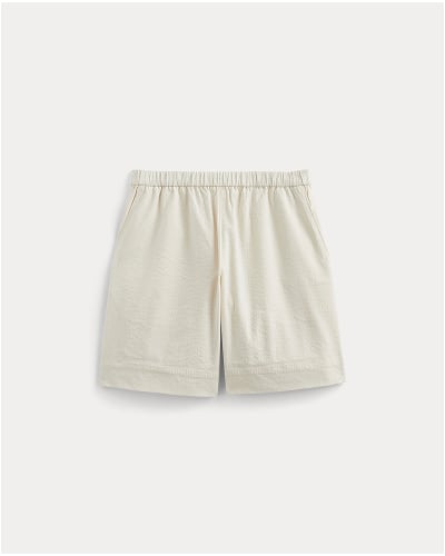 [Image]The Seersucker Pull-On Short | Bone