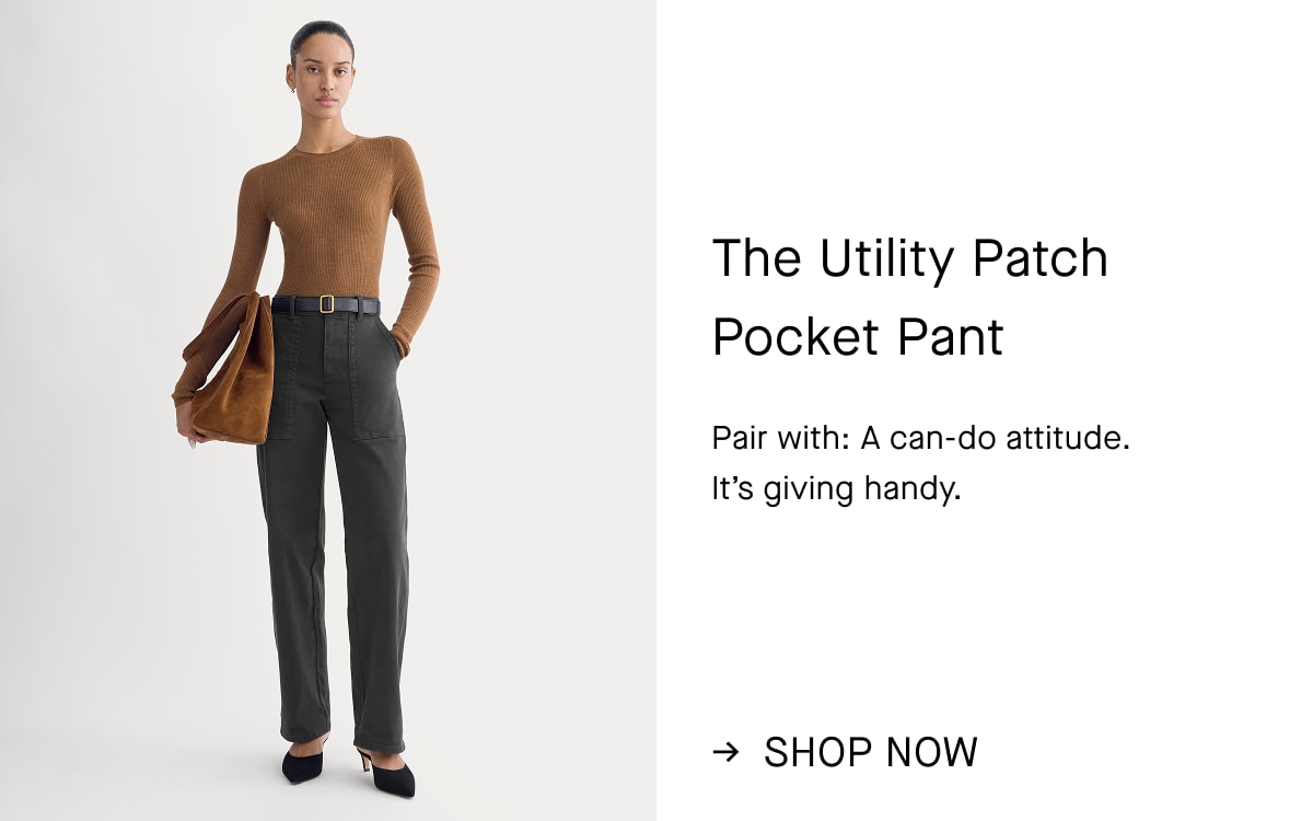 Image | The Utility Patch Pocket Pant | Pair with: A can-do attitude. It's giving handy. | Shop Now