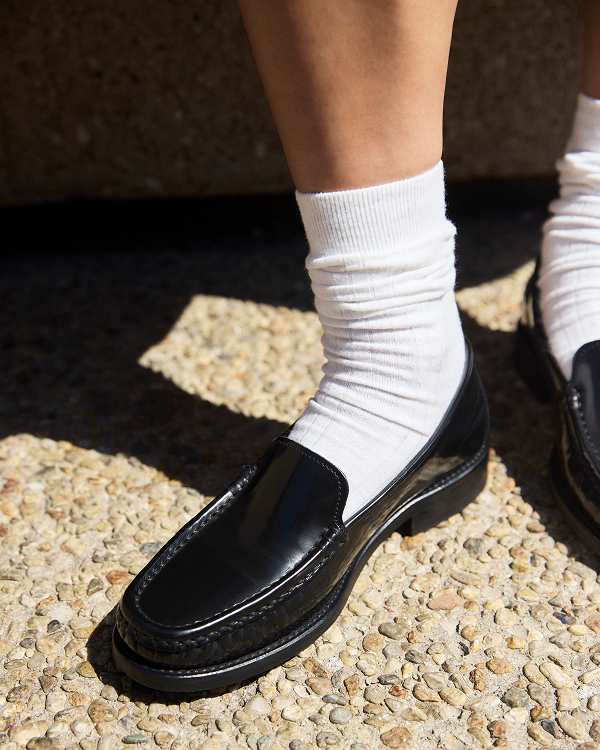 Editorial Image | SoSuper Sam, DJ and content creator wearing Sera Loafer in Black 