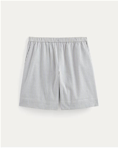 [Image]The Seersucker Pull-On Short | Dutch Blue / Natural