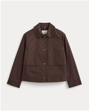 Image | Organic Cotton Twill Field Jacket | Coffee Bean