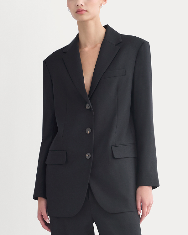 Image | Blazer in Tailor Twill | Black