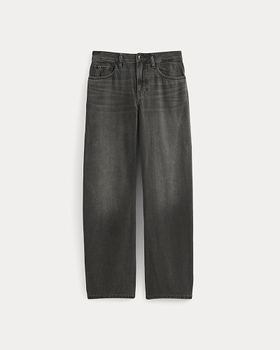 Image | Loose Curve Jean | Carbon Midnight