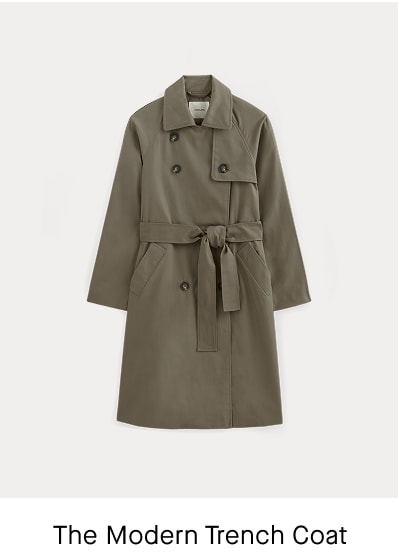 [Image]The Modern Trench Coat | Deep Taupe