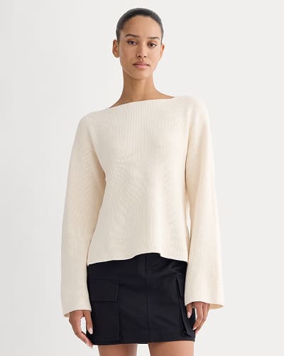 Image | The Boatneck Top in Everyday Cotton | Canvas
