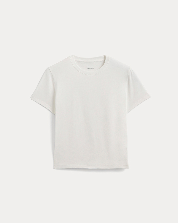 Image | The Box-Cut Tee in Essential Cotton | White