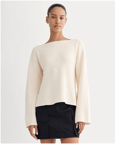 Image | The Boatneck Top in Everyday Cotton | Canvas