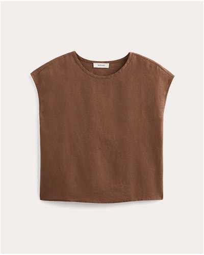 [Image]The Muscle Top in Linen | Cedarwood