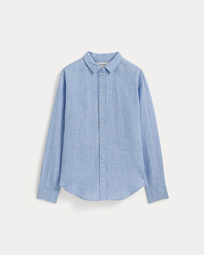 Image | The Must-Have Shirt in Linen | Light Blue