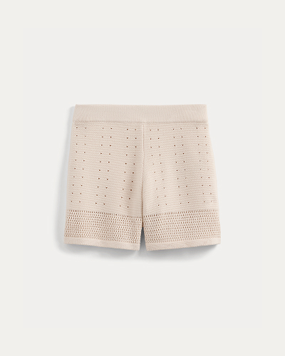 Image | Open-Knit Short in Everyday Cotton | Canvas