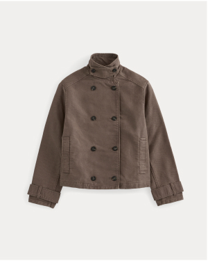 Image | Moleskin Utility Jacket | Deep Taupe