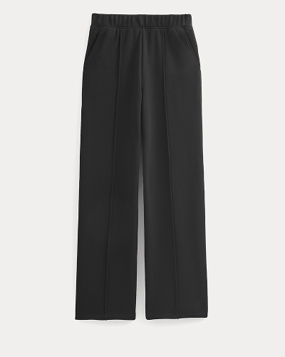Image | Lightweight Terry Pintuck Sweatpant | Black