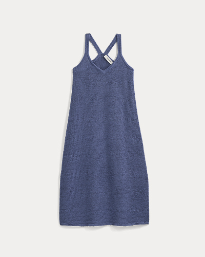 Image | Sweater Racerback Midi Dress | Blue Dusk