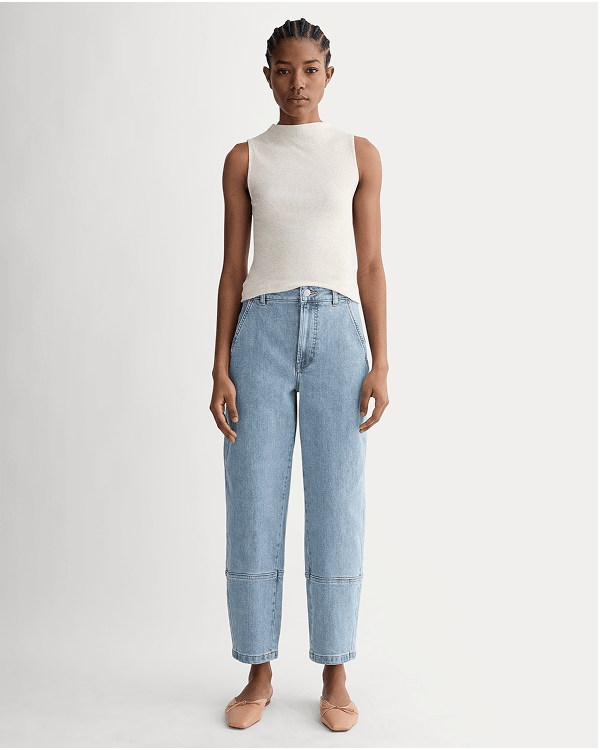 Image | The Utility Barrel Pant | Denim Light Indigo