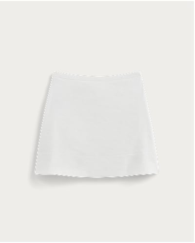 [Image]The Dream Mini Skirt | White