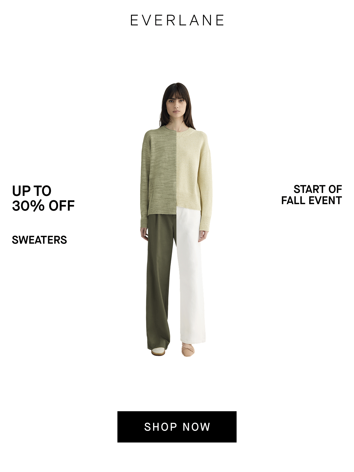 Everlane | Up to 30% Off Better Sweaters |  Start of Fall Event | Shop Now