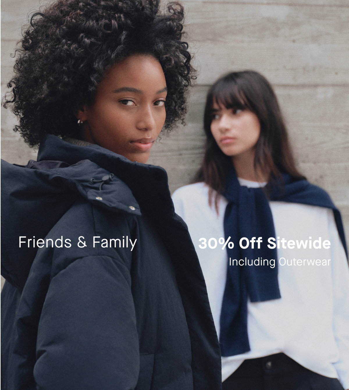 Image | Promo | Friends & Family | 30% Off Sitewide & Storewide | Including Sweaters 