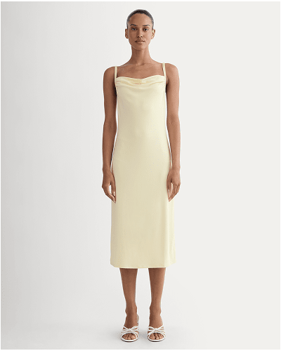 [Image]The Tank Midi Dress in Butterknit | Light Yellow
