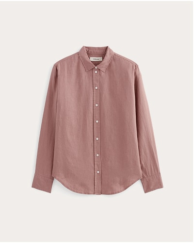 [Image]The Must-Have Shirt in Linen | Rose Dusk