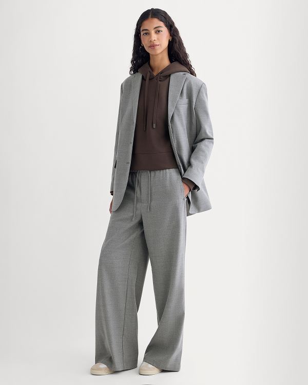 Image | The Pull-On Trouser in Tailor Twill | Heather Graphite