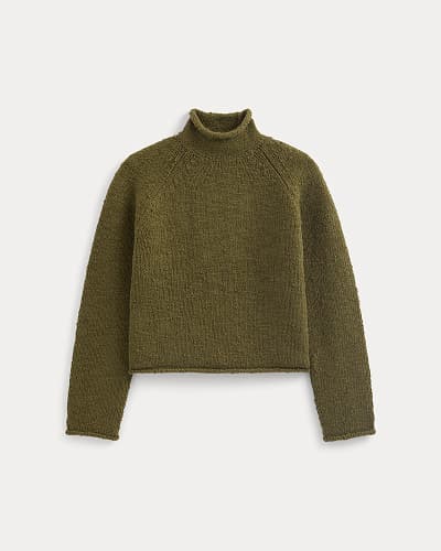 Image | Rollneck Sweater | Olive