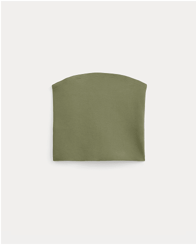 [Image]The Form Tube Top | Lichen Green