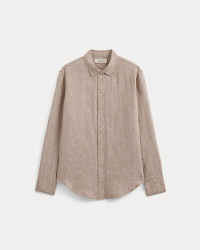 Image | The Must-Have Shirt in Linen | Cornstalk Chambray
