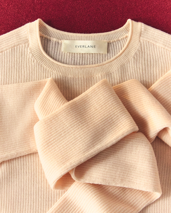 Image | The Luxe Rib Long-Sleeve Crew