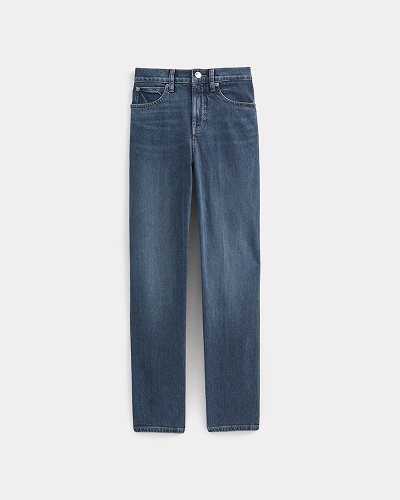 Image | High-Rise Cigarette Jean | Light Vintage Indigo