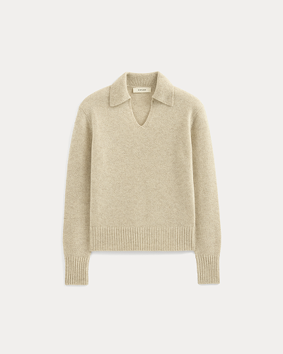 Image | Cashmere Polo Sweater | Canvas