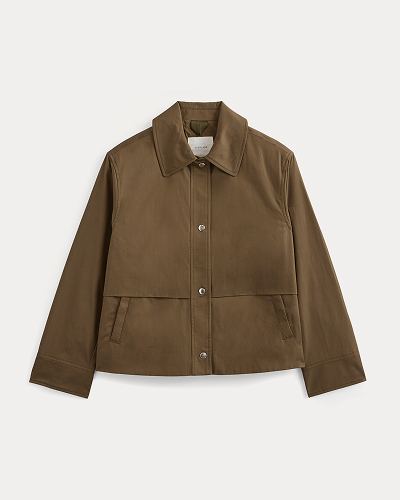 Image | Organic Cotton Twill Field Jacket | Beech