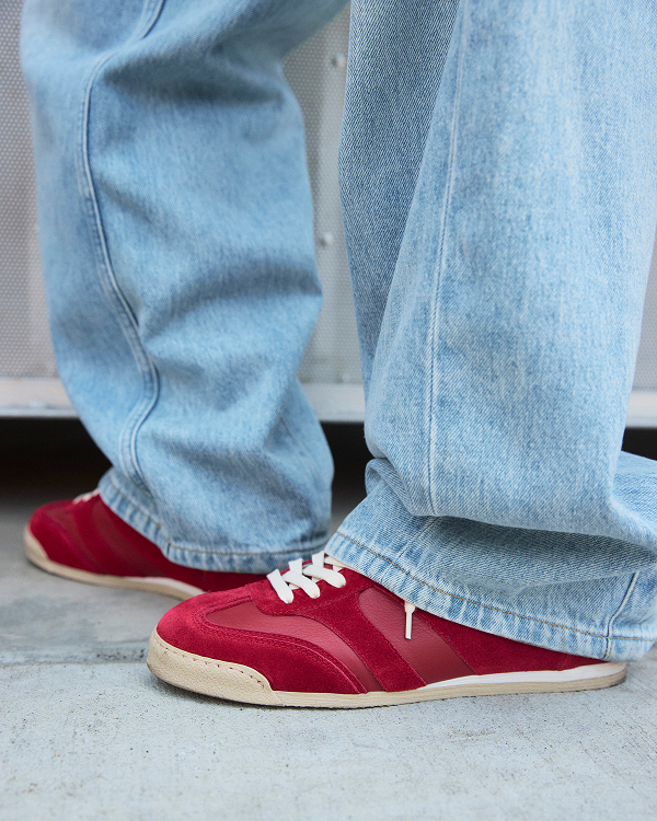 Editorial Image | Pista Sneaker | Red