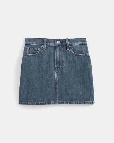 Image | The Denim Mini Skirt | Deep Atlantic