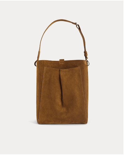 Image | The Studio Bag | Suede Russet