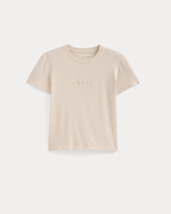 Image | Everlane x The Laufey Foundation Box-Cut Tee | Pale Peony