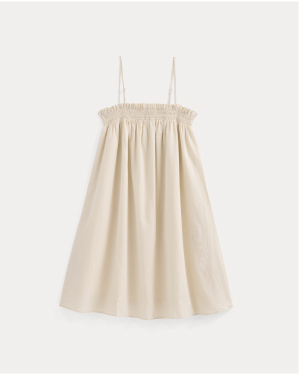 Image | Gauze Smocked Dress | Birch