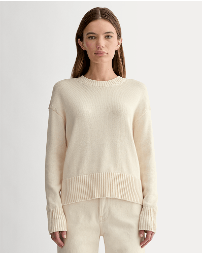 Image | The Boxy Sweater in Everyday Cotton