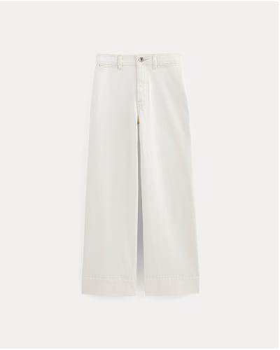 [Image]The Mariner Cropped Jean | Calico Ecru