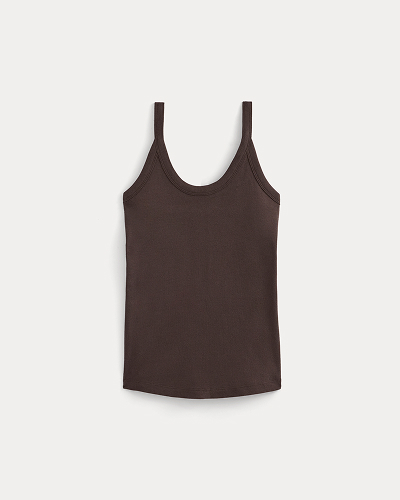 Image | RetroSoft U-Neck Tank | Coffee Bean