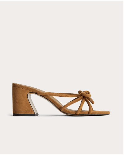 [Image]The Bow Heel | Suede | Canyon Brown Suede