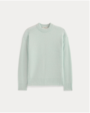 Image | Cashmere Boyfriend Sweater | Chalk Blue