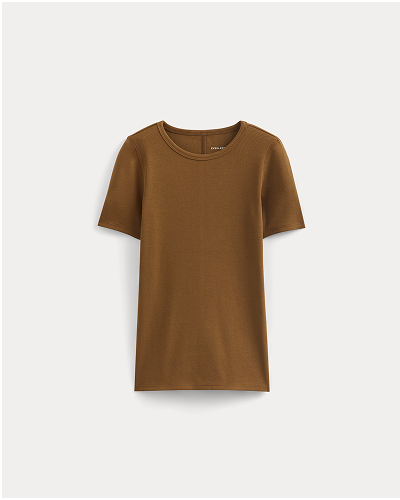 Image | The Luxe Rib Crew | Toffee