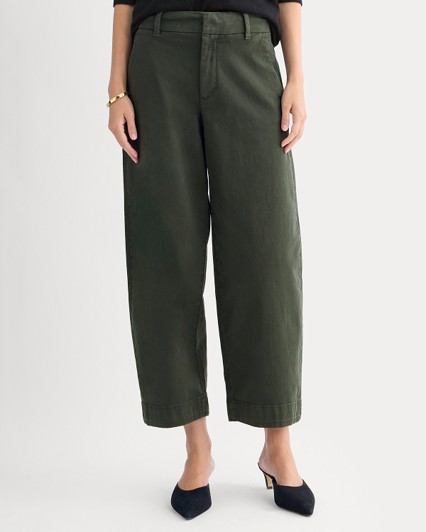 Image | Cotton Twill Chino | Dark Green