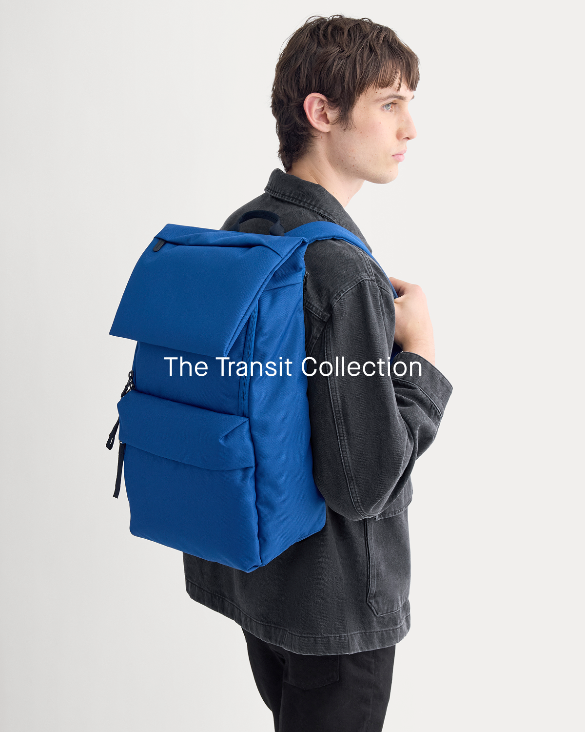 Image | The Transit Collection | Model | The ReNew Transit Backpack | Estate Blue