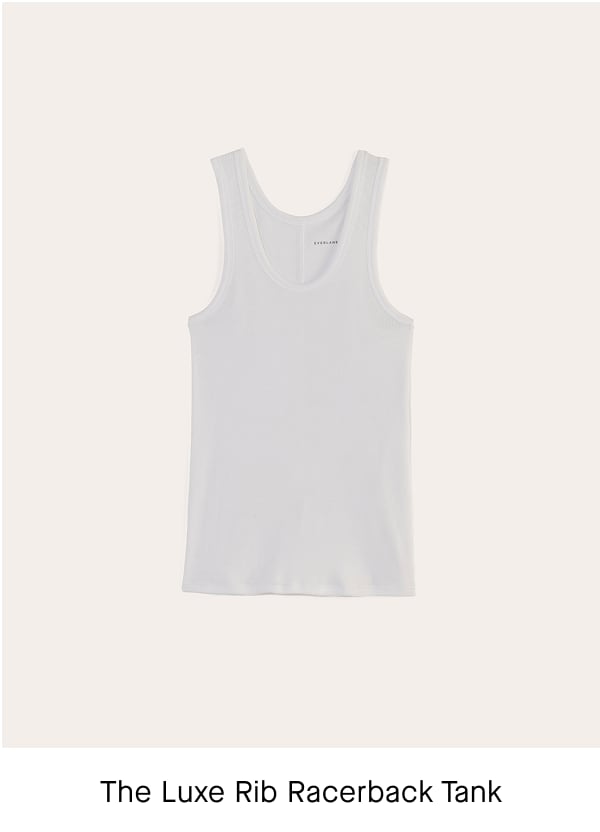 [Image]The Luxe Rib Racerback Tank | White
